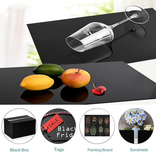 4' x 8' (1/8 inch I 3mm Thick) Black Plexiglass Sheet $165