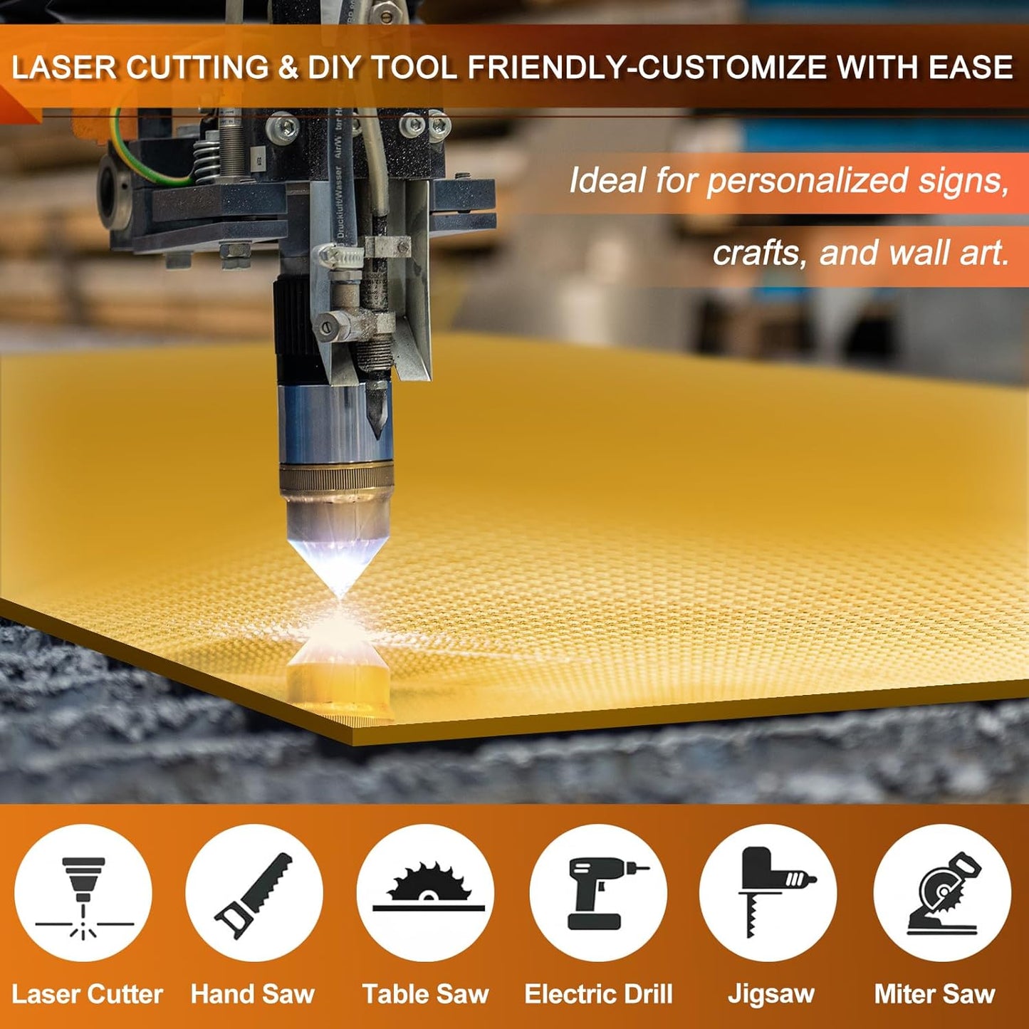 4' x 8' (3/16 inch I 4.5mm Thick) GOLD MIRROR Plexiglass Sheet $265