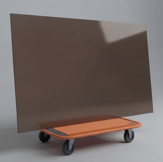 Custom Cuts White or Black or Frosted or Smoked Brown Plexiglass in 3/16" / 4.5mm Thickness